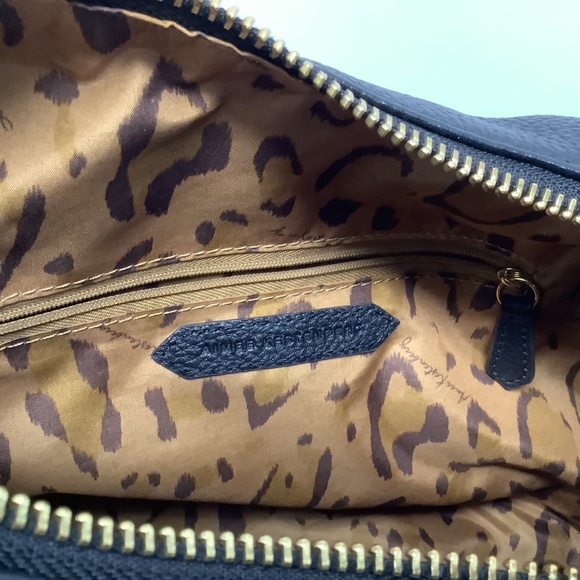 Aimee Kestenberg Leather Black Corfu Pleated Hobo Bag, NWOT - Picture 10 of 15